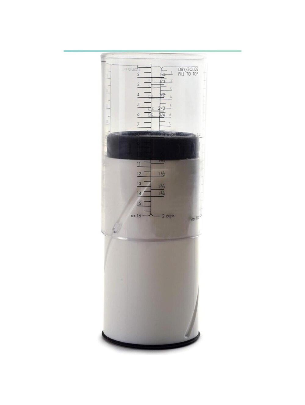 2-Cup Adjustable Measuring Cup, Twisting Kitchen Baking Tool for Liquids & Solid